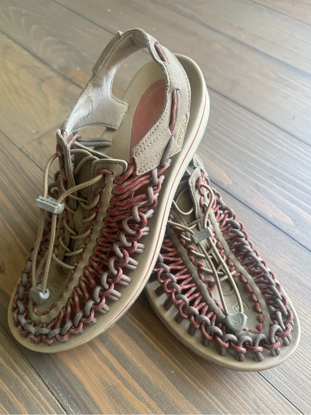 Keen Uneek Men Cork Sandals Canteen Fired Brick Size 9.5 Excellent Like New
